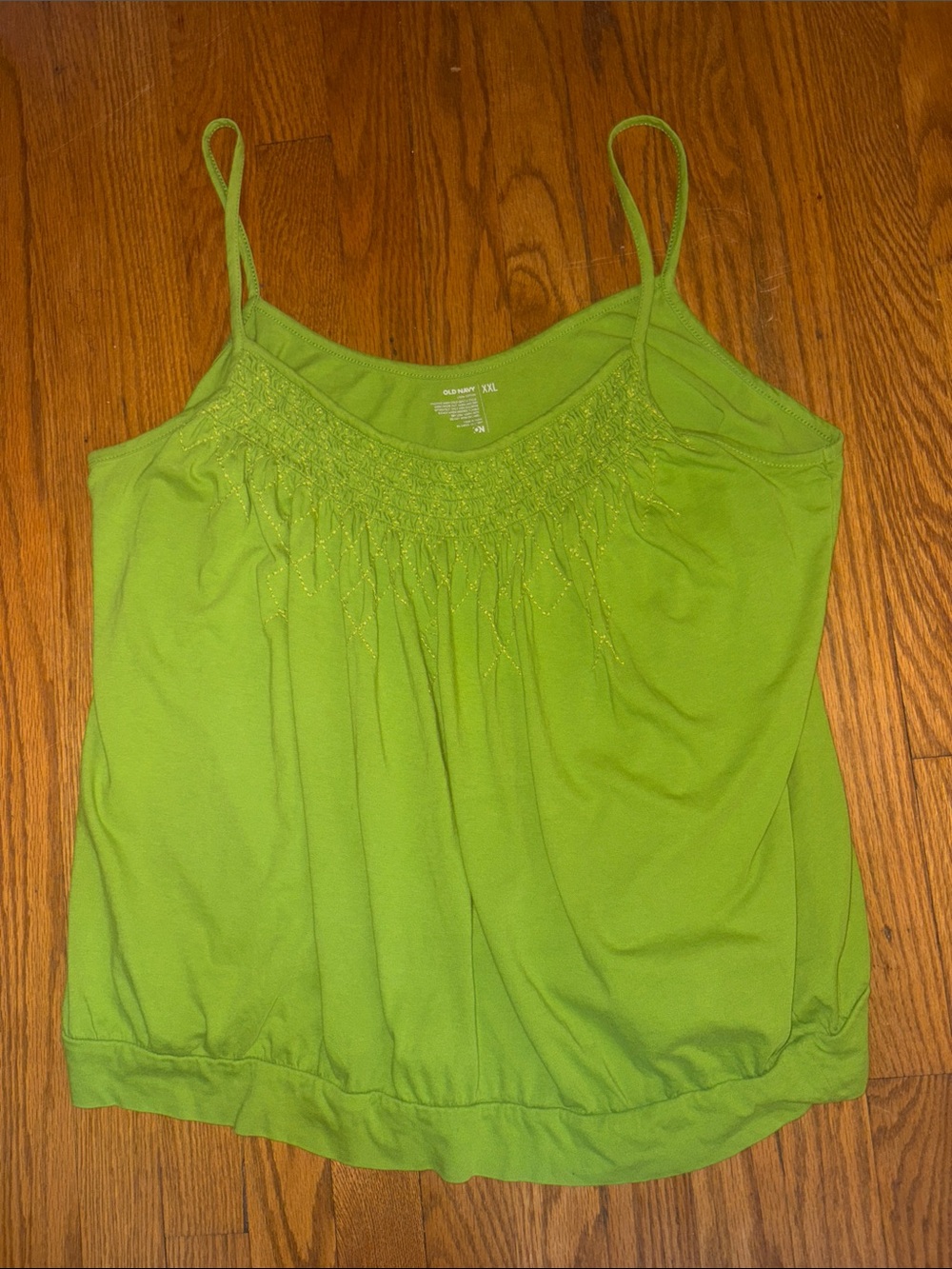 Moss Green Spaghetti Strap cami